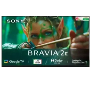 Sony BRAVIA 2 139 cm (55 Inch) 4K Ultra HD LED Google TV - 4K Processor X1, HDR10/HLG, Dolby™ Atmos, Chromecast Built-In, K-55S25M2